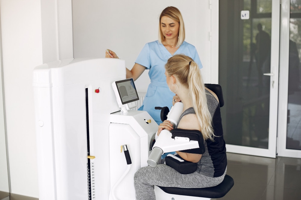 Image of Decompression Back Therapy Process